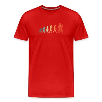Banjo Banjo joueur Banjoïste - T-shirt bio Premium Homme - rouge - Devant - Damien (186cm)