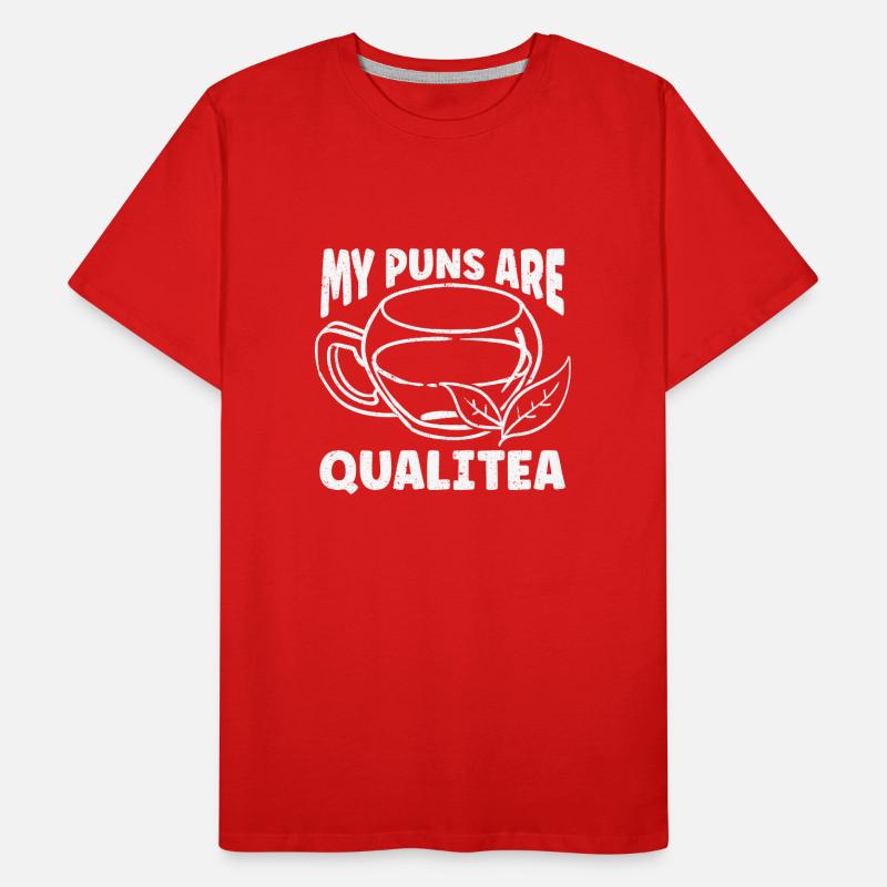 Tea Drinker Gift Cup Tea Lover T-shirt bio Premium Homme