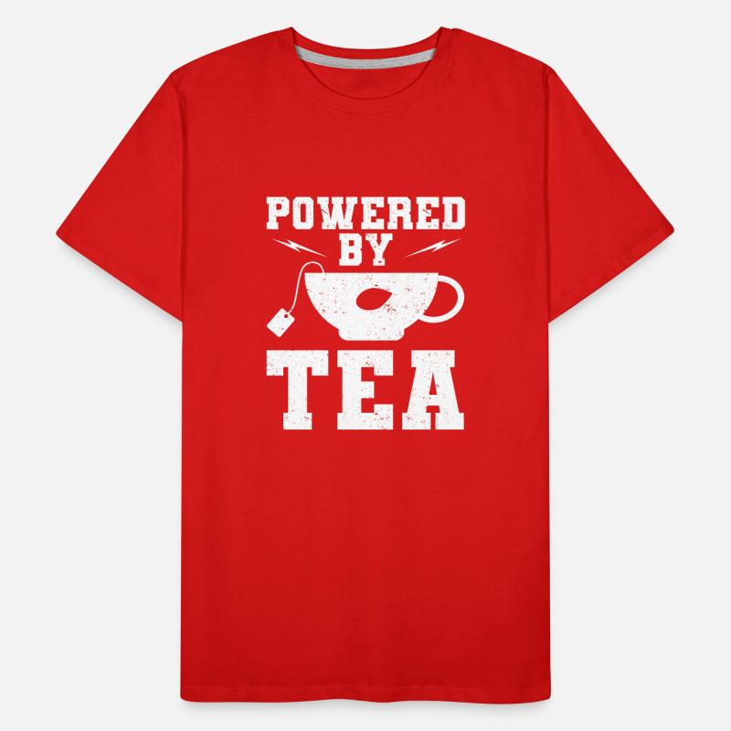 Tea Drinker Gift Cup Tea Lover T-shirt bio Premium Homme