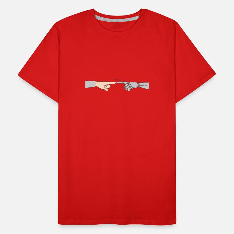 Artificial Intelligence Ai Chat Männer Premium Bio T-Shirt