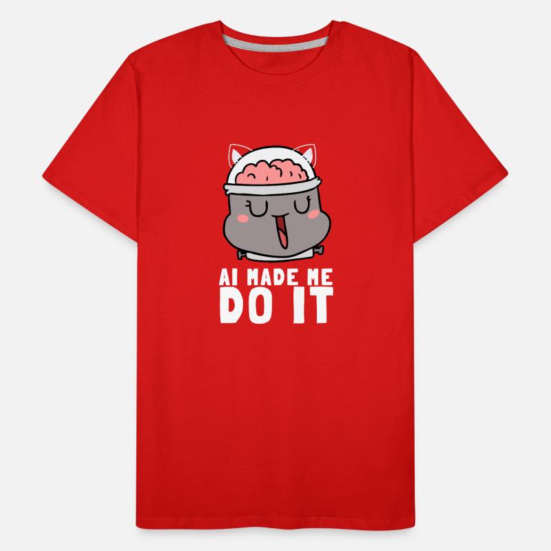 Artificial Intelligence Ai Chat Männer Premium Bio T-Shirt