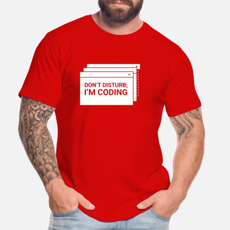 N’interférez pas avec moi pour programmer le codage du codeur T-shirt bio Premium Homme