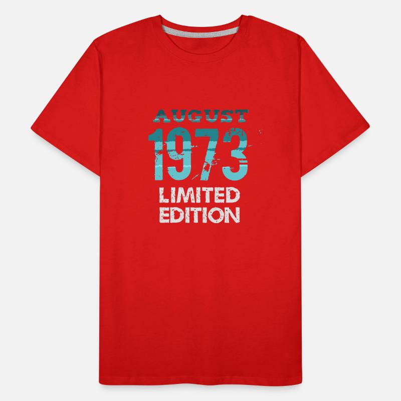 Août 1973 Édition Limitée T-shirt bio Premium Homme