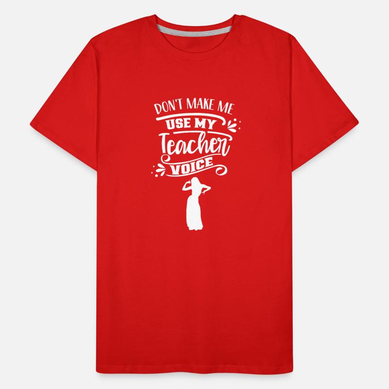 La voix de mon professeur de danse Professeur de danse École de danse T-shirt bio Premium Homme