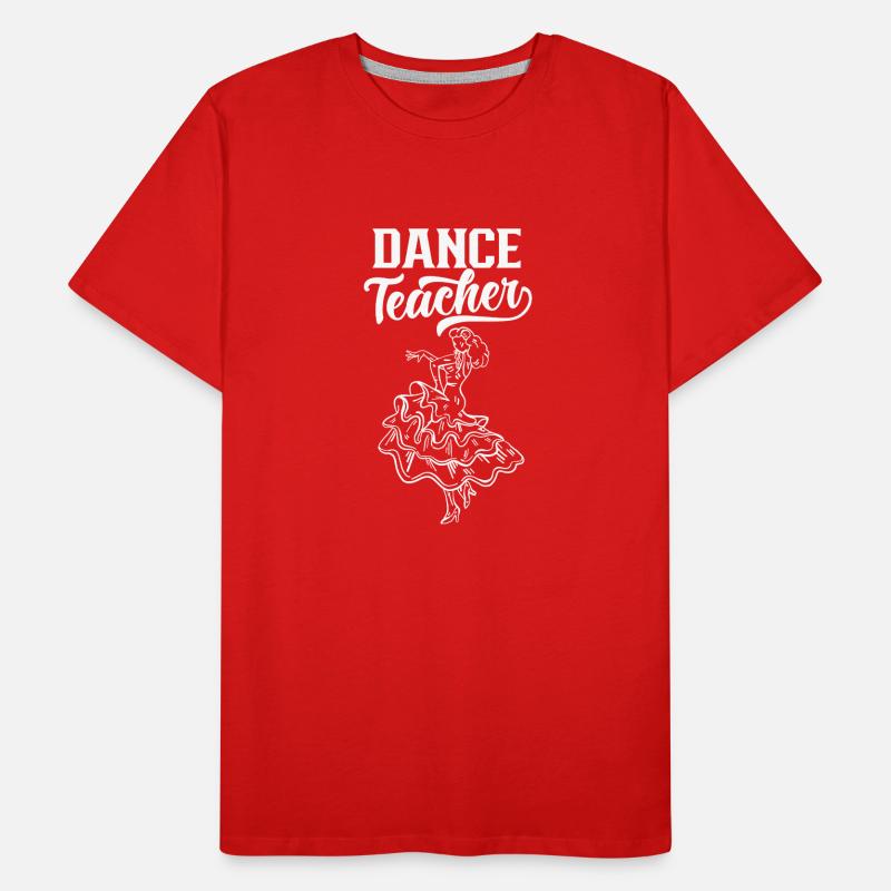 Professeur de danse Professeur de danse École de danse Cours de danse T-shirt bio Premium Homme