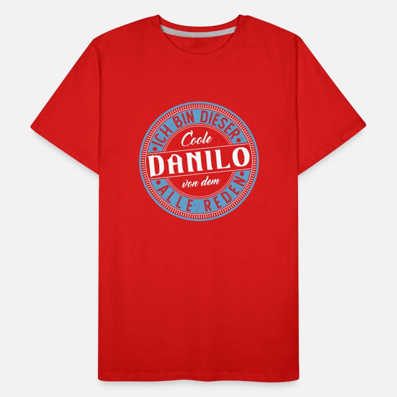 Danilo Geschenkidee Geschenk Geburtstag Männer Premium Bio T-Shirt