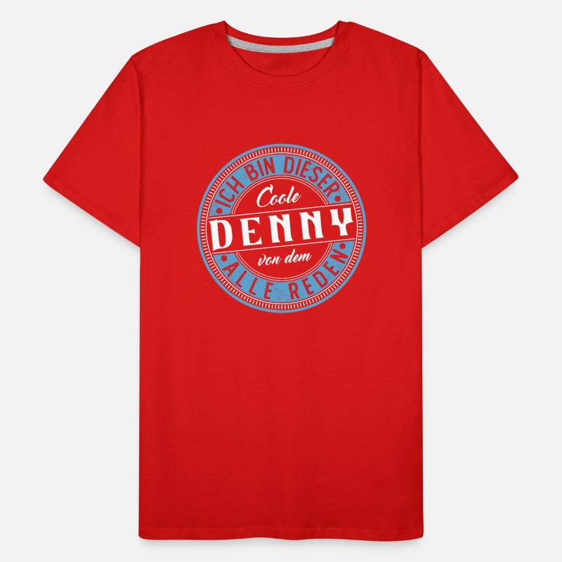 Denny Geschenkidee Geschenk Geburtstag Männer Premium Bio T-Shirt