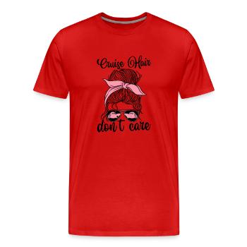 Croisières en famille - T-shirt bio Premium Homme - rouge - Devant - Damien (186cm)