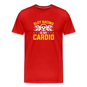 RC Car Track Slot Car Racing RC Racing - Männer Premium Bio T-Shirt - Rot - Vorne - Damien (186cm)