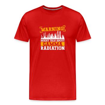 Kernenergie Und Nuklearingenieur - Männer Premium Bio T-Shirt - Rot - Vorne - Damien (186cm)