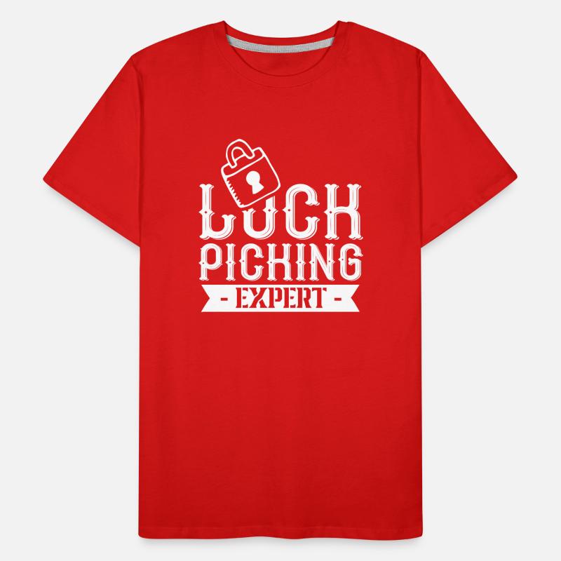 Lockpicking Expert Lock Picking Lock Cracking T-shirt bio Premium Homme