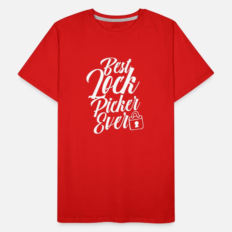 The Best Lock Picker Ever Lock Picking Men's Premium Organic T-Shirt