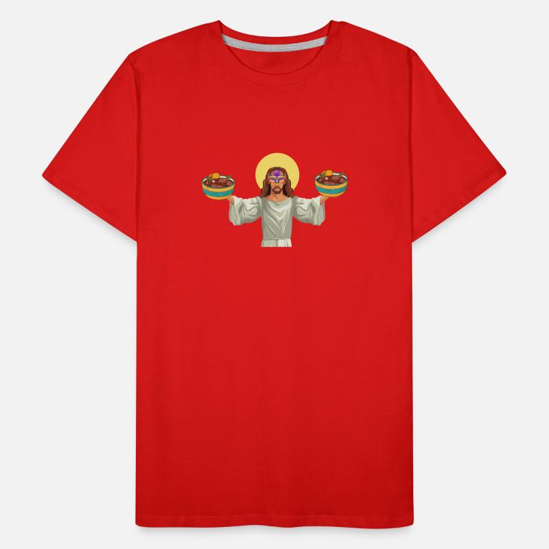 Brésil Ragoût de haricots de porc brésilien Feijoada T-shirt bio Premium Homme