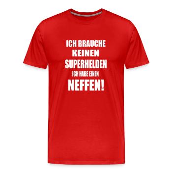 Neffe Geburtstag - Männer Premium Bio T-Shirt - Rot - Vorne - Damien (186cm)