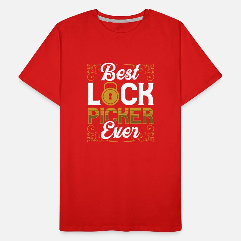 The Best Lock Picker Ever Lock Picking Men's Premium Organic T-Shirt