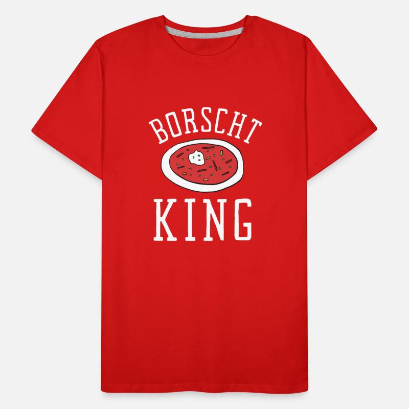 Borschtsch Beetroot Ukrainian Borscht Männer Premium Bio T-Shirt