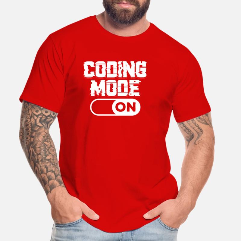 Programmiermodus Ein Coding Coder Programmierer Männer Premium Bio T-Shirt