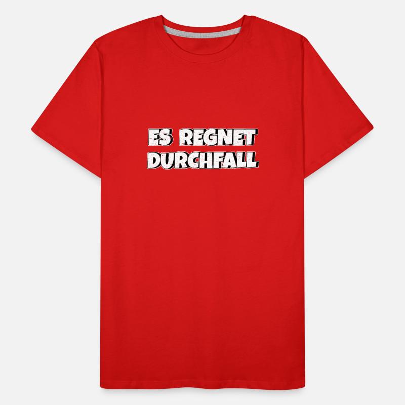 Es regnet Durchfall Männer Premium Bio T-Shirt
