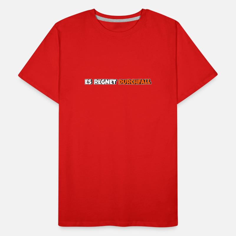 Es regnet Durchfall Männer Premium Bio T-Shirt