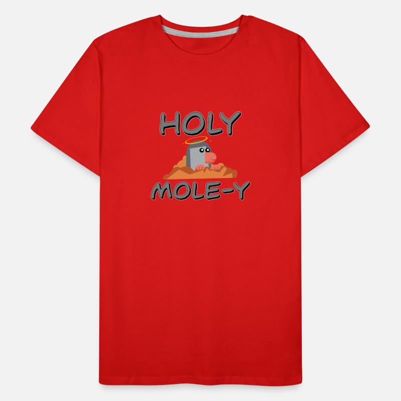 Funny Holy Mole-y Mole Problems For A Chemistry Männer Premium Bio T-Shirt