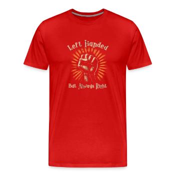 Gaucher gaucher gaucher gaucher copain - T-shirt bio Premium Homme - rouge - Devant - Damien (186cm)