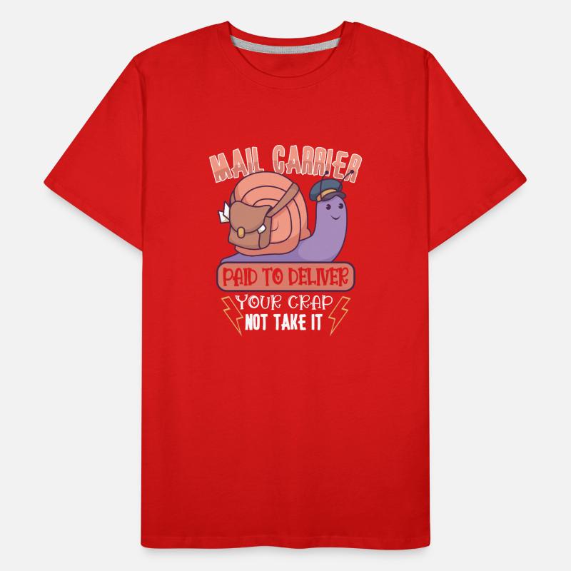 Postman Postlady Postman Post T-shirt bio Premium Homme