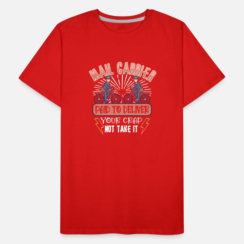 Postman Postlady Postman Post T-shirt bio Premium Homme