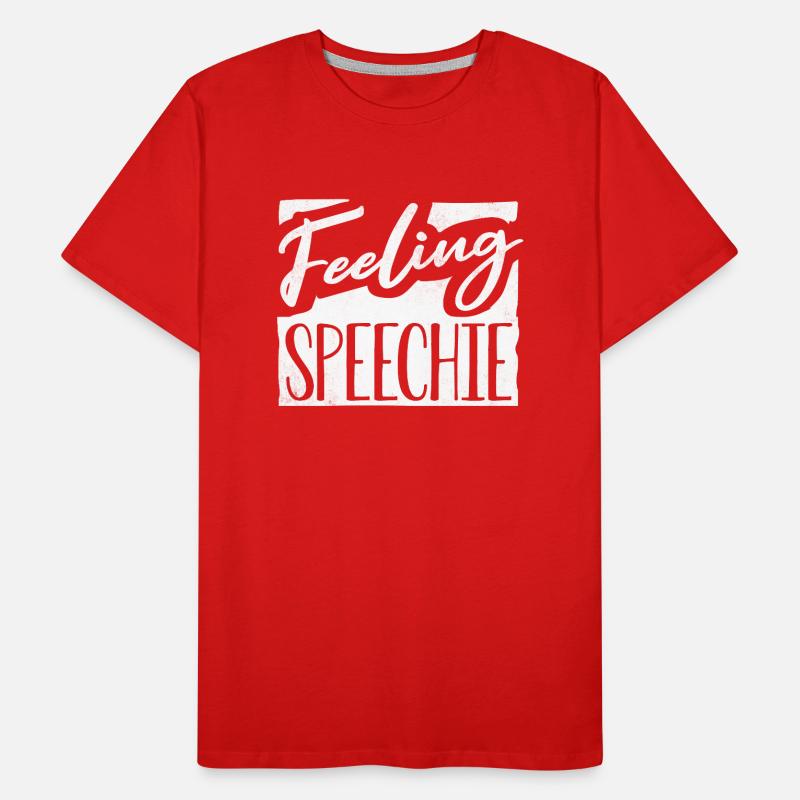 Speech-language pathology, speech-language pathologist Men's Premium Organic T-Shirt