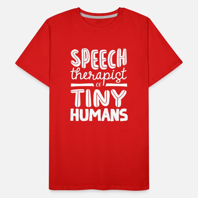 Speech-language pathology, speech-language pathologist Men's Premium Organic T-Shirt