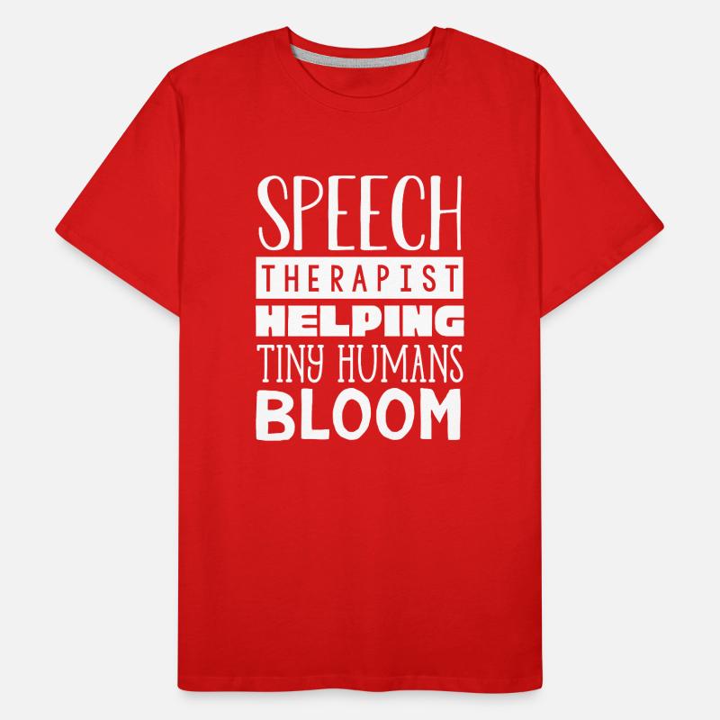 Speech-language pathology, speech-language pathologist Men's Premium Organic T-Shirt