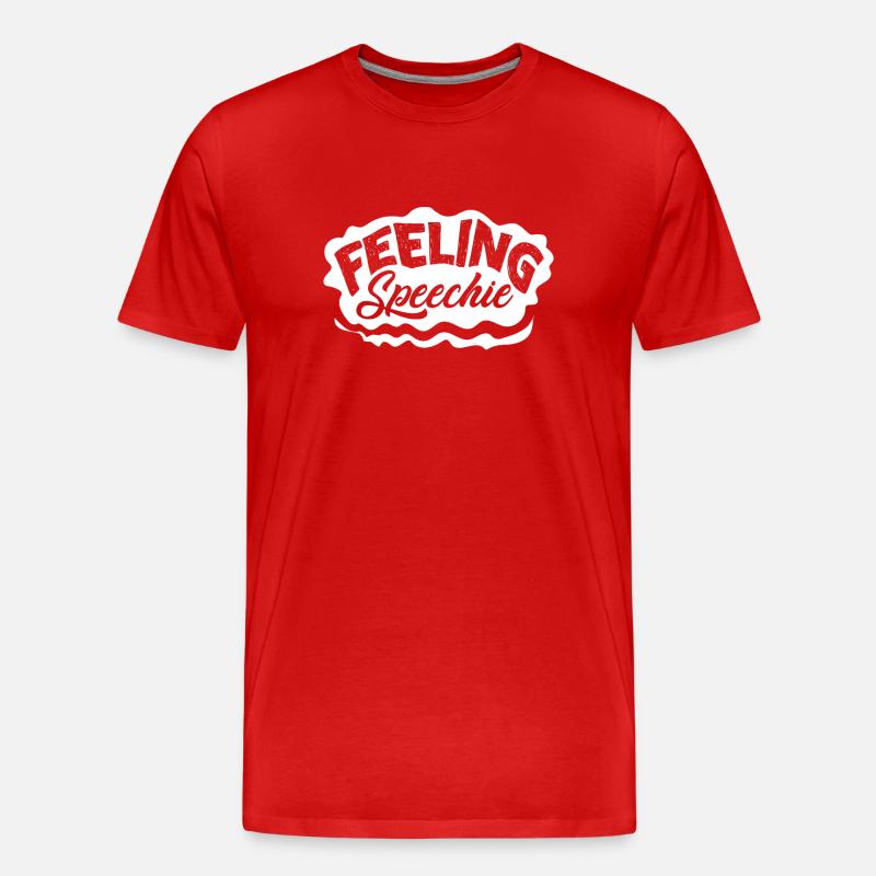 Speech-language pathology, speech-language pathologist - Men's Premium Organic T-Shirt - red