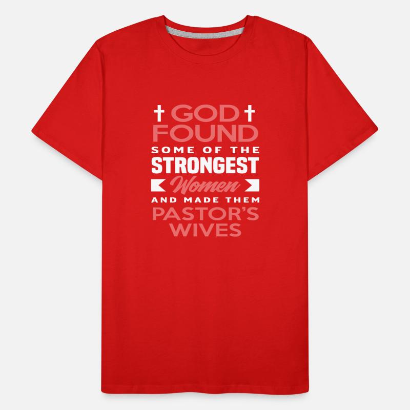 Pasteur Pasteur Épouse Mme Gift T-shirt bio Premium Homme