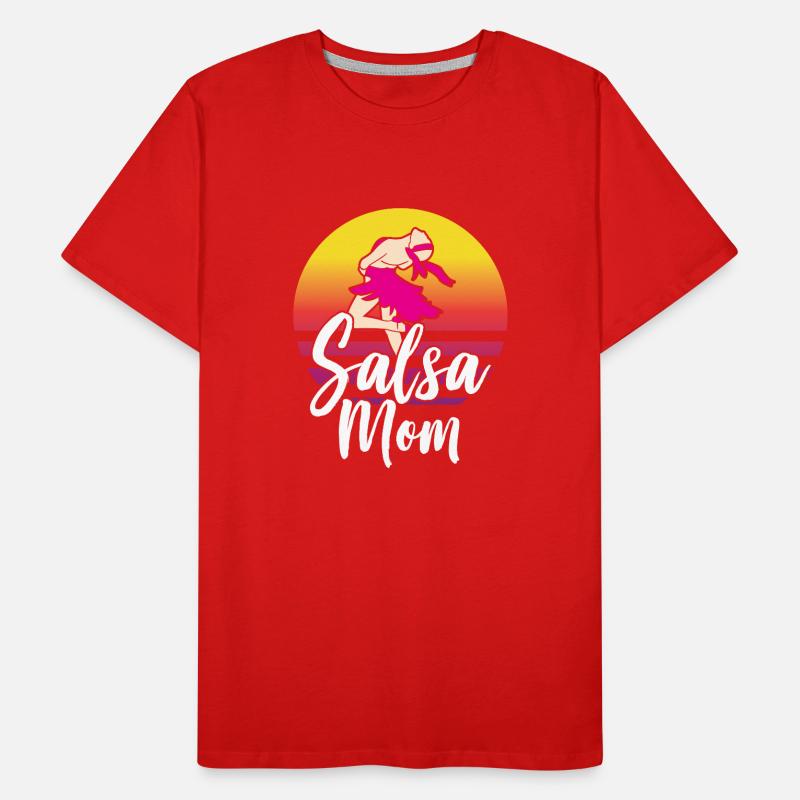 Salsa Mama Dancing Dance Dancer Hobby Men's Premium Organic T-Shirt
