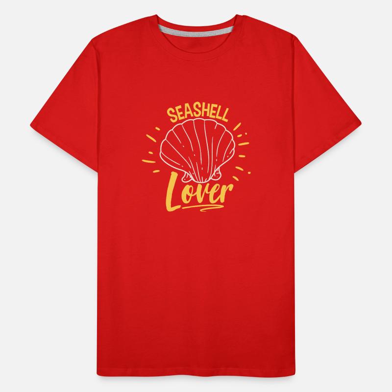 Shell Lovers Shell Collectors Collecting Shells Men's Premium Organic T-Shirt
