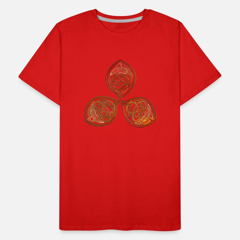 Kleeblatt Wikinger Männer Premium Bio T-Shirt
