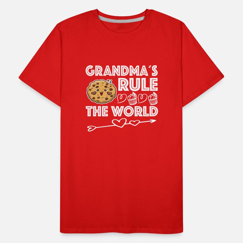 Oma Omi Großmutter Geschenkidee Männer Premium Bio T-Shirt