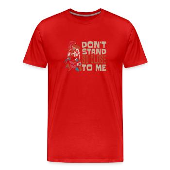 Pest Doktor Pest Doktor Maske Medikamente - Männer Premium Bio T-Shirt - Rot - Vorne - Damien (186cm)