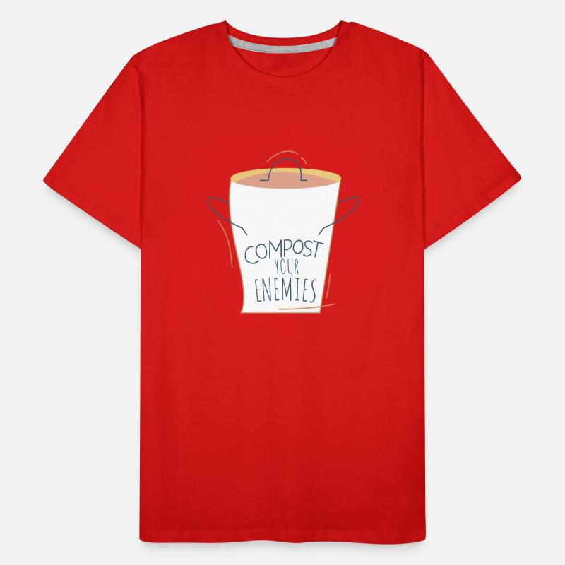 Compostez vos ennemis T-shirt bio Premium Homme