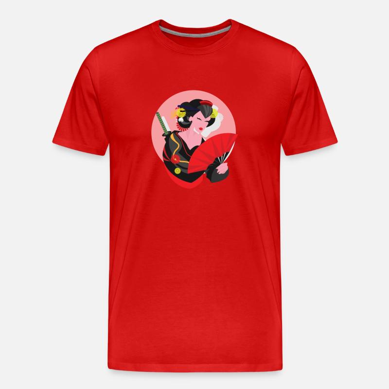 Theaterlehrer Schauspiellehrer - Männer Premium Bio T-Shirt - Rot