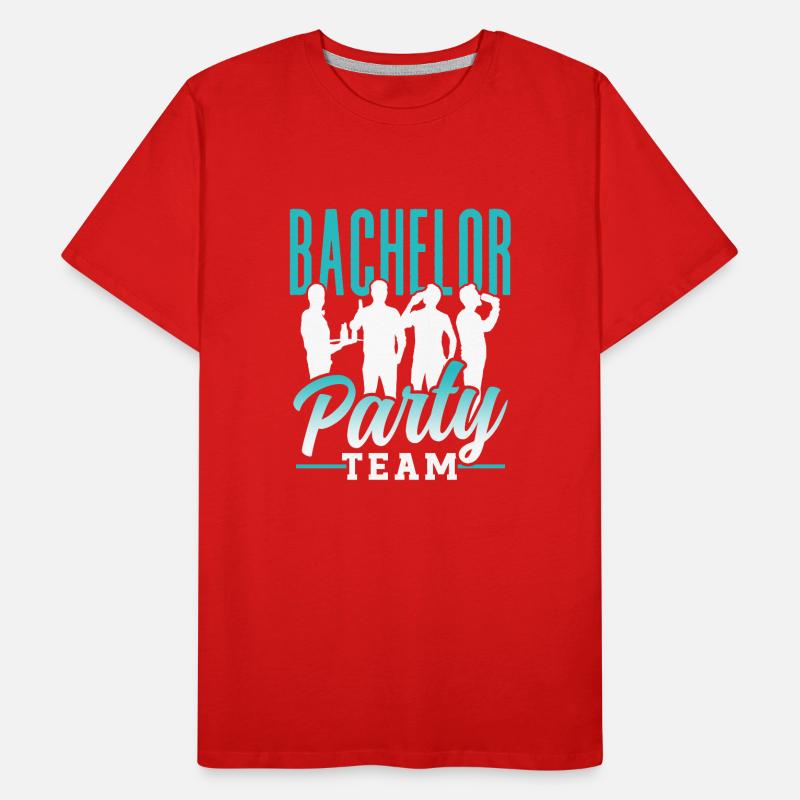 Équipe Bachelor Party Bride Bachelor T-shirt bio Premium Homme
