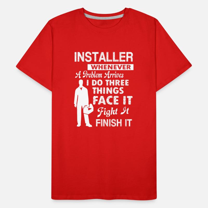 Installer Installer Solves Problem Men's Premium Organic T-Shirt