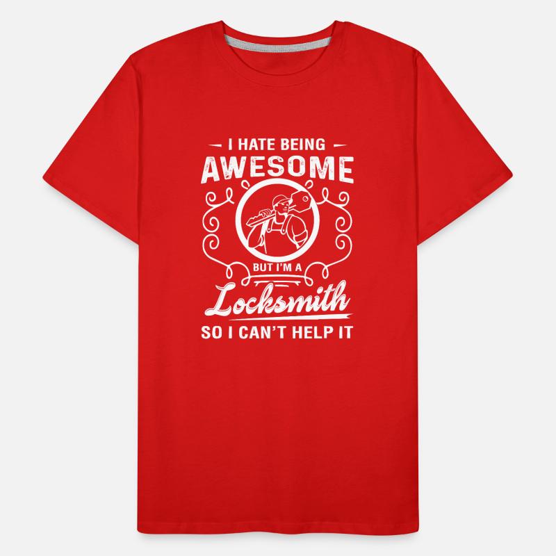 Locksmith Awesome Locksmith Men's Premium Organic T-Shirt