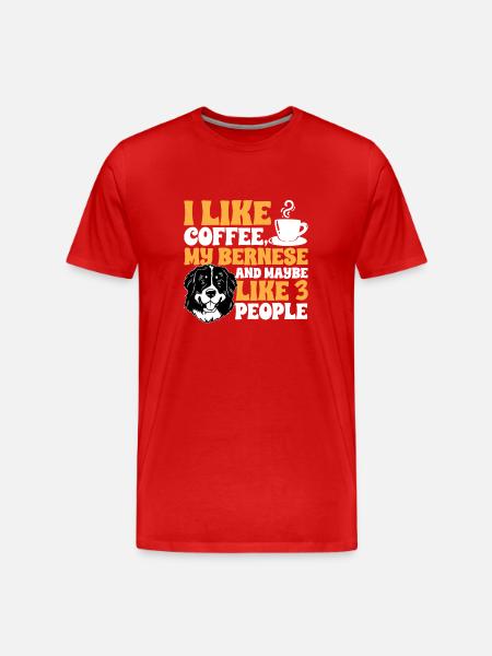 Bouvier bernois - T-shirt bio Premium Homme - rouge