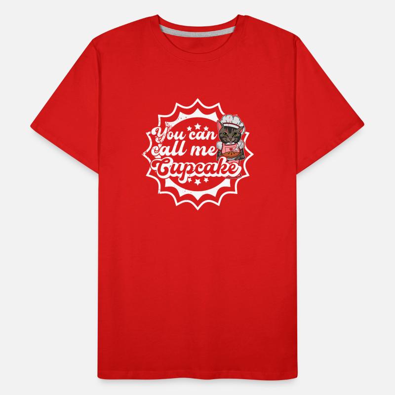 Baker Baking Cat Hobby Baker Dessert Cake Men's Premium Organic T-Shirt