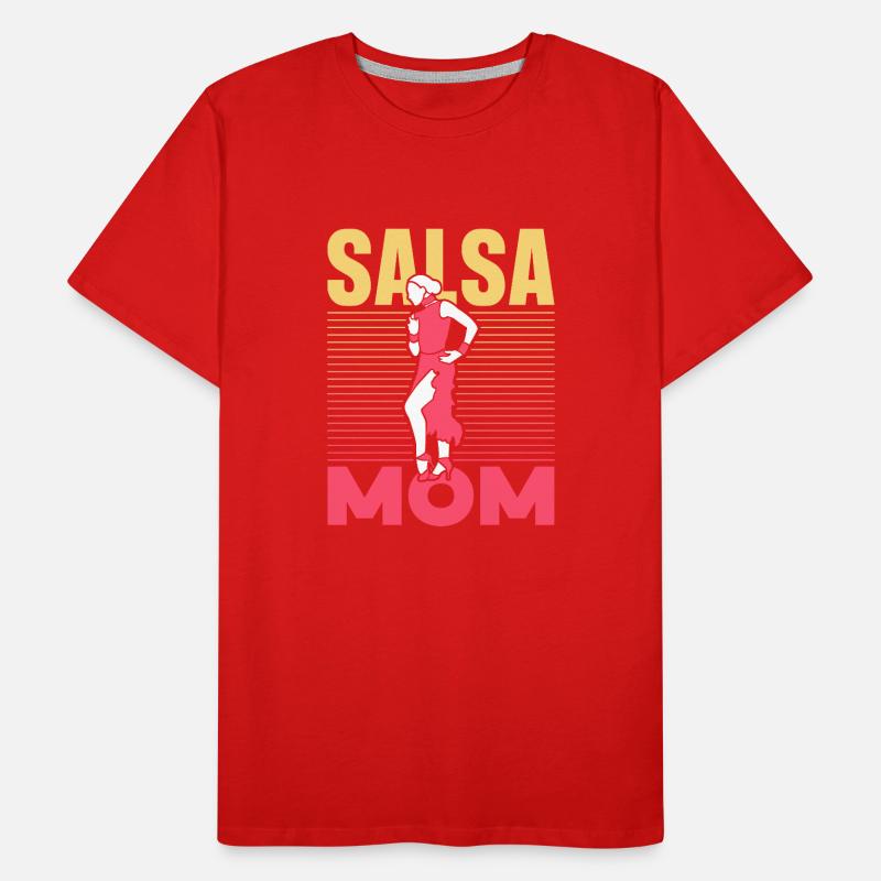 Salsa Mama Hobby Dance Danseuse Danse T-shirt bio Premium Homme