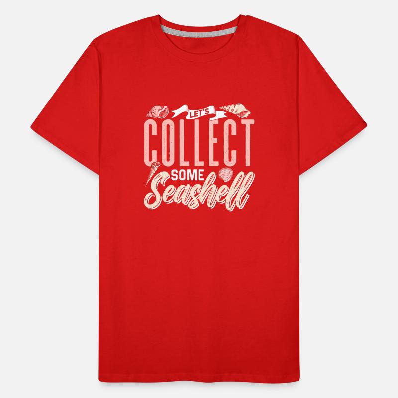 Let's collect shells Shell Shell Collector Men's Premium Organic T-Shirt