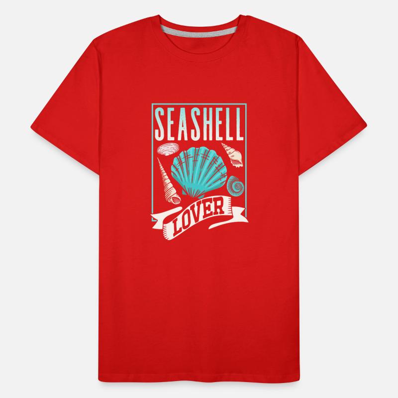 Shell Lovers Shell Collectors Collecting Shells Men's Premium Organic T-Shirt