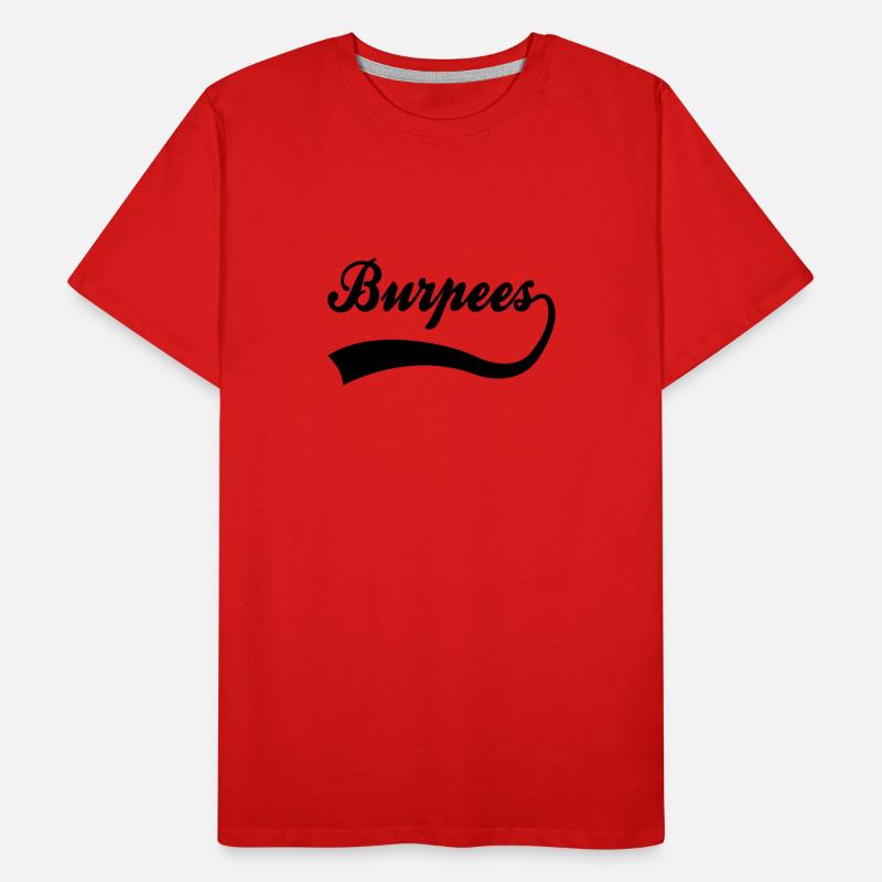 Lettrage de Burpee T-shirt bio Premium Homme