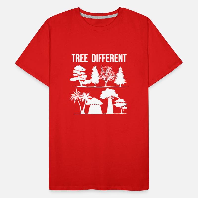 Tree Different - sei anders - sei du selbst Männer Premium Bio T-Shirt