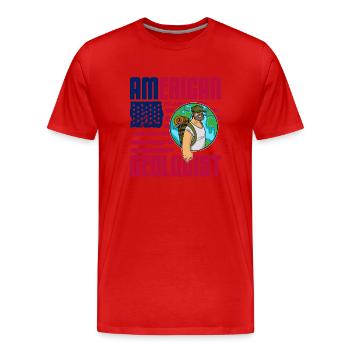 Geoscientists Geology Profession Geologist - Men's Premium Organic T-Shirt - red - Front - Damien (186cm)